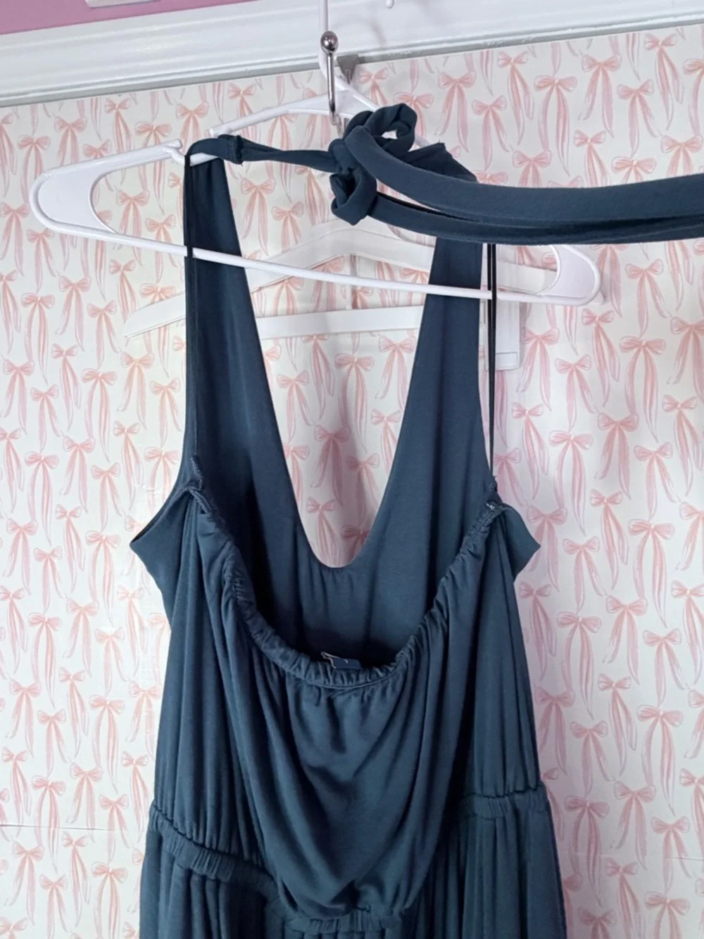 Old Navy Deep Navy Backless Halter Jumpsuit - Picture 6 of 10